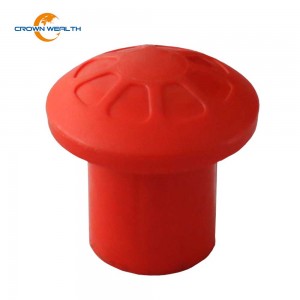 Factory Supply Plastic Rebar Cap - 20-32mm OSHA Standard  Red Rebar Caps Plastic Rebar Safety Cap – Crown