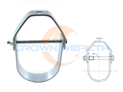 Galvanized Steel Clevis Hanger Pipe Clamp