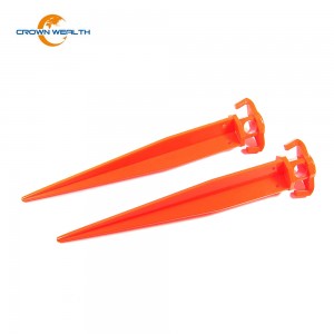11 Inch Durable Plastic Tent Pegs Ground Pegs Stakes